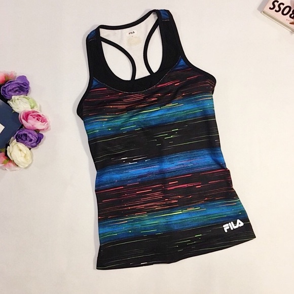 Fila Tops - Fila Sport Tank Top Activewear XS Blue Green